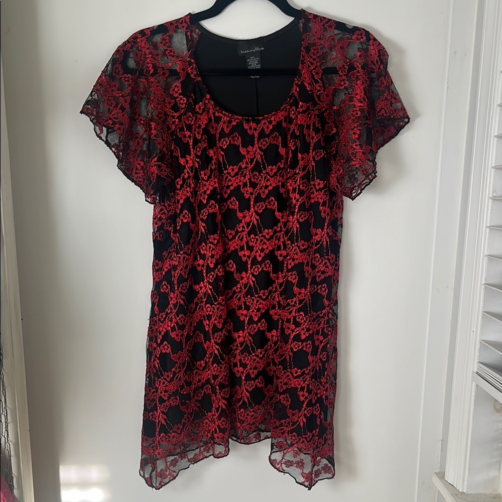 Women’s Floral Lace Fairy Grunge Whimigoth Y2K Top